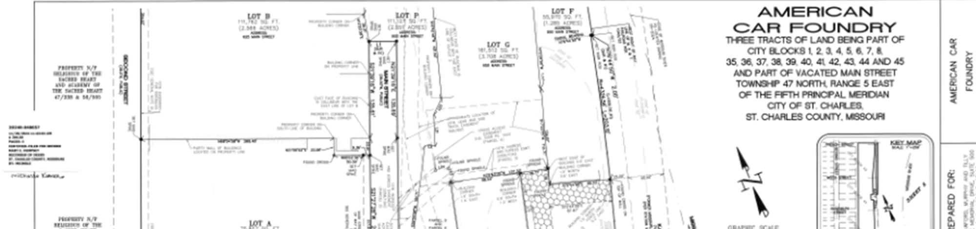 American Car Foundry project plat